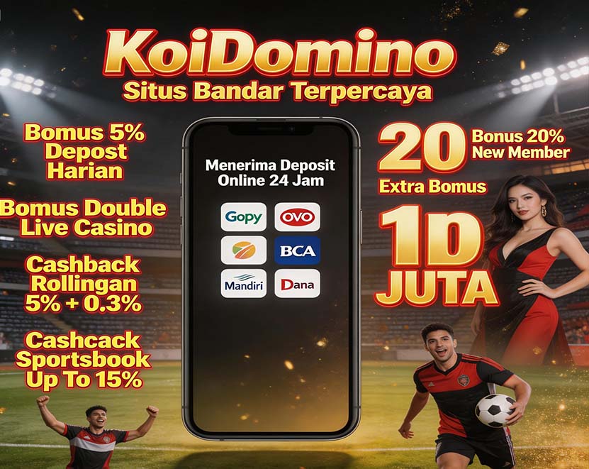 KoiDomino Slot QRIS Online Gratis Spin Bonus Terbaru